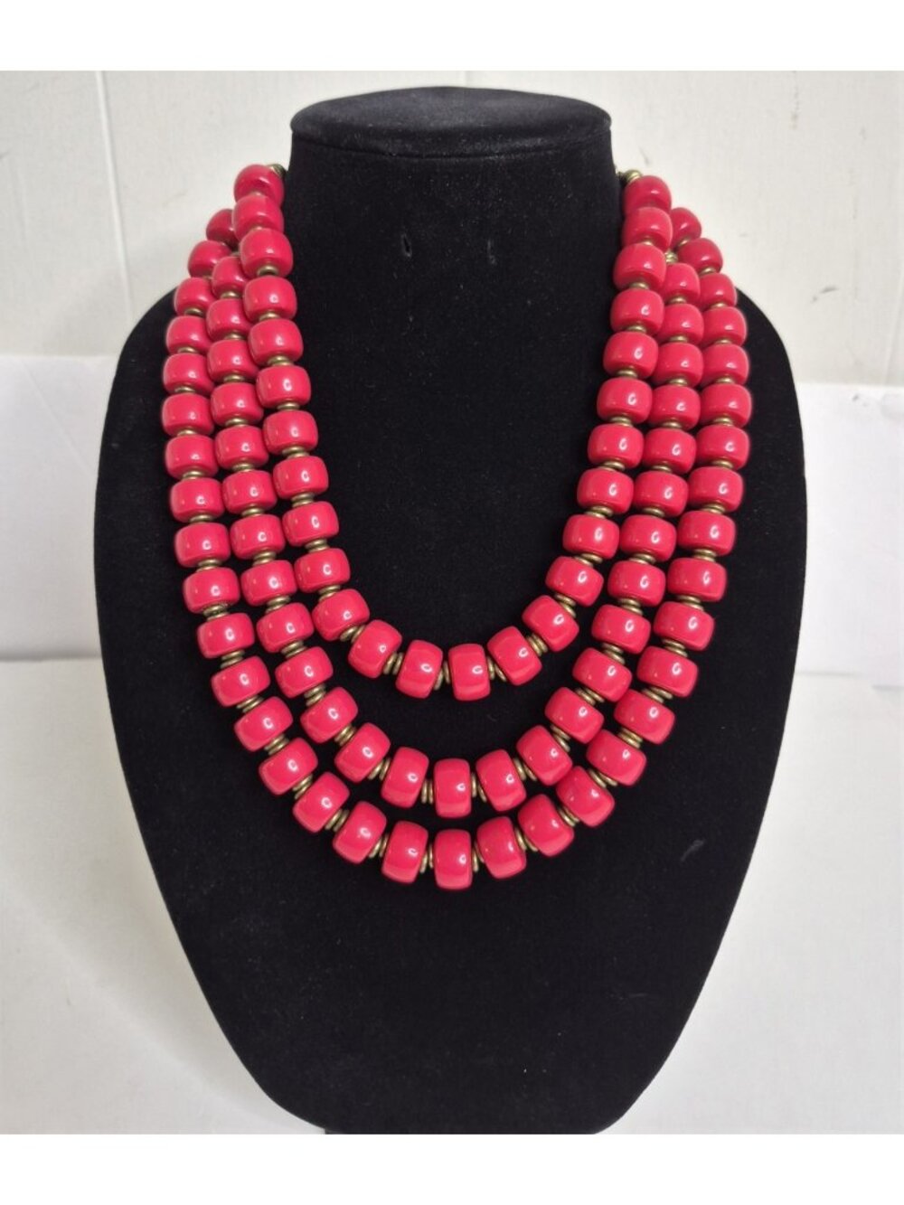 Premier Designs Lipstick Multi Strand Necklace